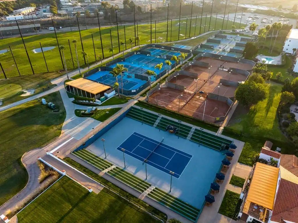 OLC Tennis Aerial
